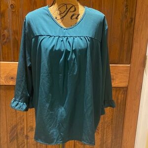 Jewel tone Women's tunic blouse